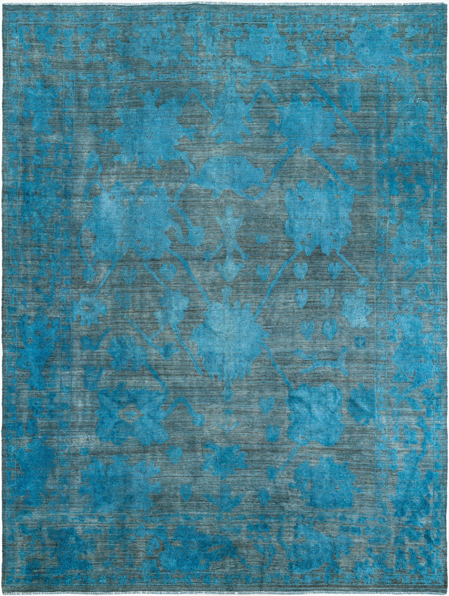 9' 2 x 12'  Hand Knotted Oushak Wool Rug