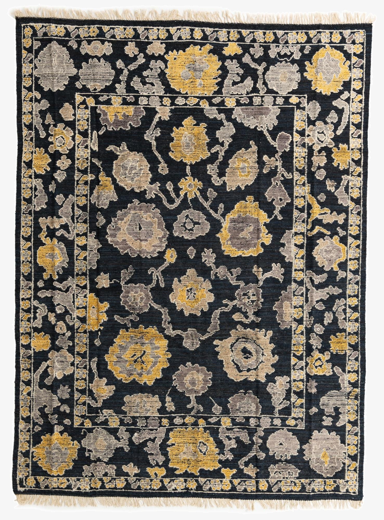 8' x 11'  Hand Knotted Oushak Wool Rug
