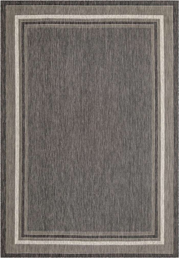 7' 10 x 11' Easy-Clean Border Indoor / Outdoor Rug