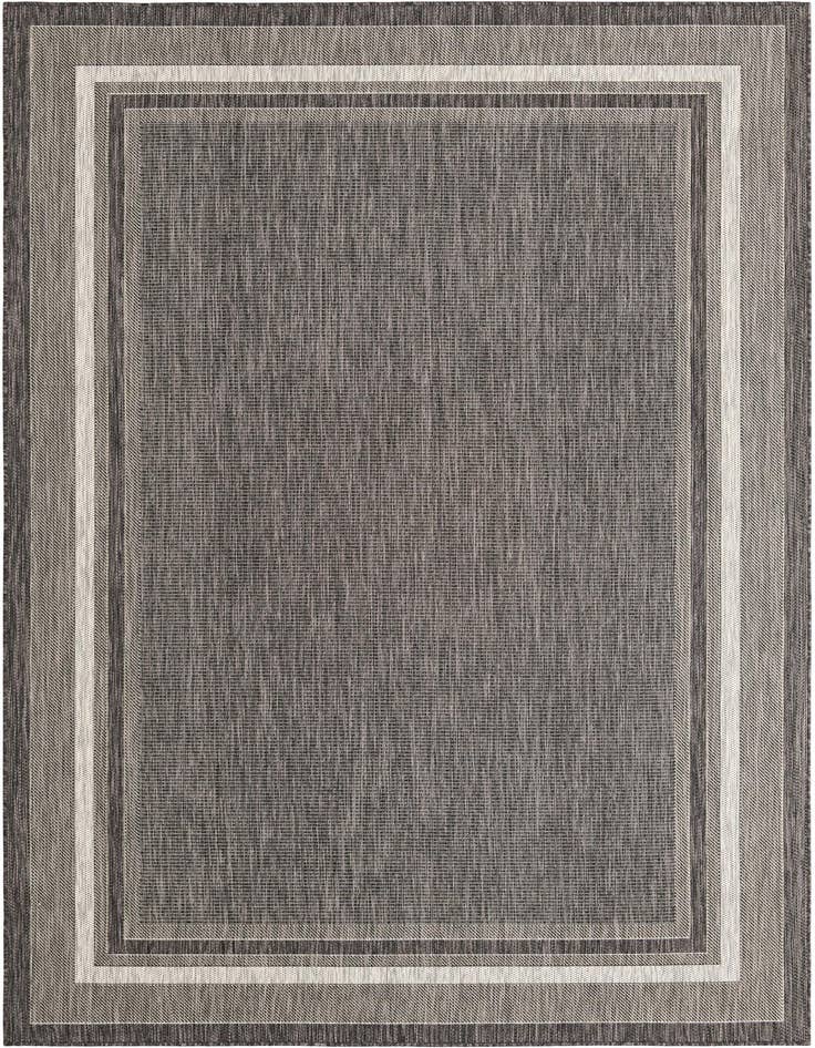 Detail image of 7' x 10' Easy-Clean Border Indoor / Outdoor Rug