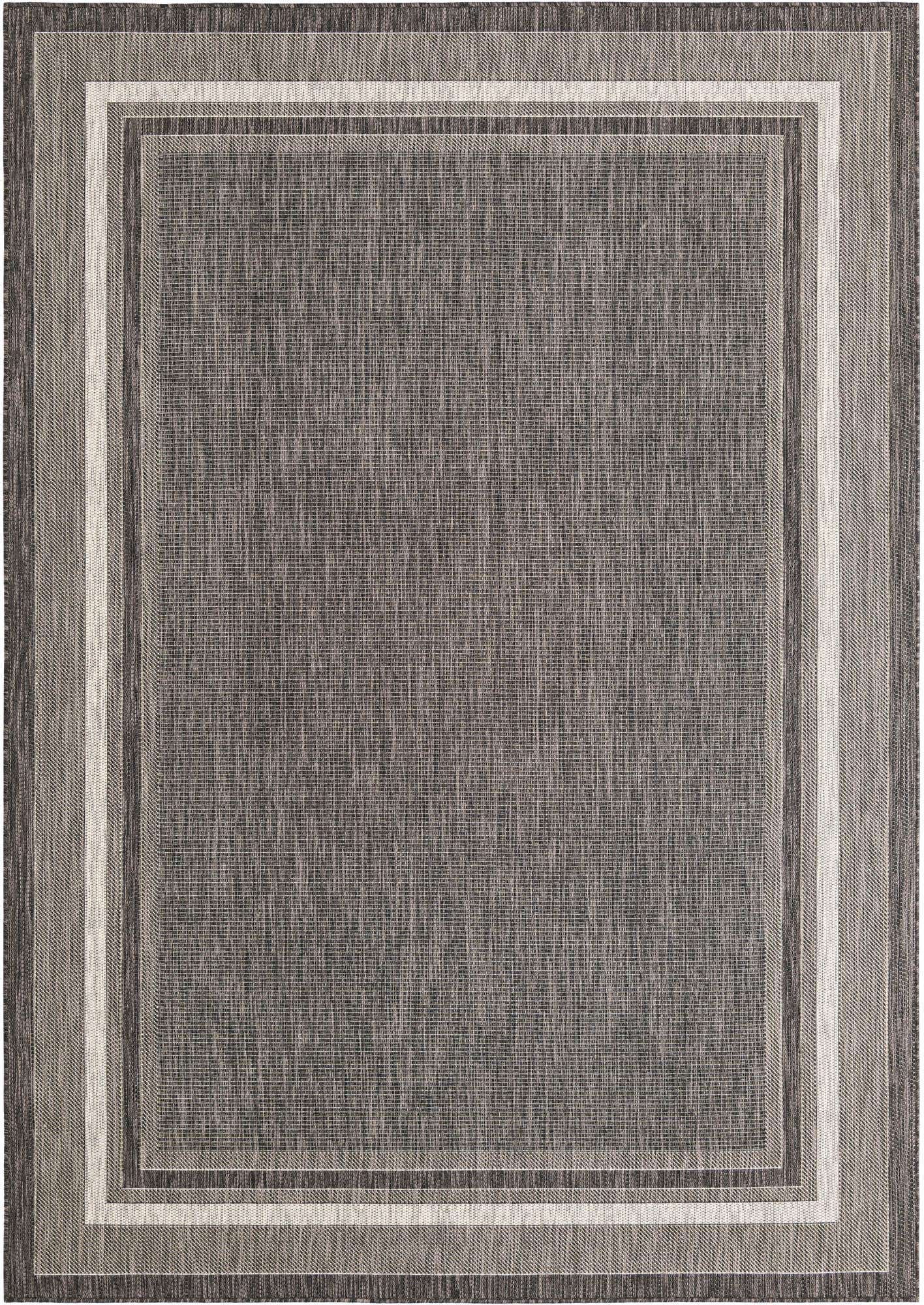 7' x 10' Easy-Clean Border Indoor / Outdoor Rug