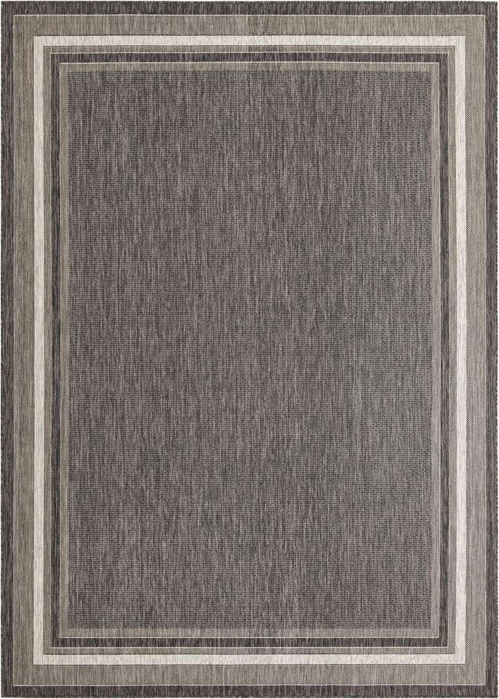 9' x 12' Easy-Clean Border Indoor / Outdoor Rug