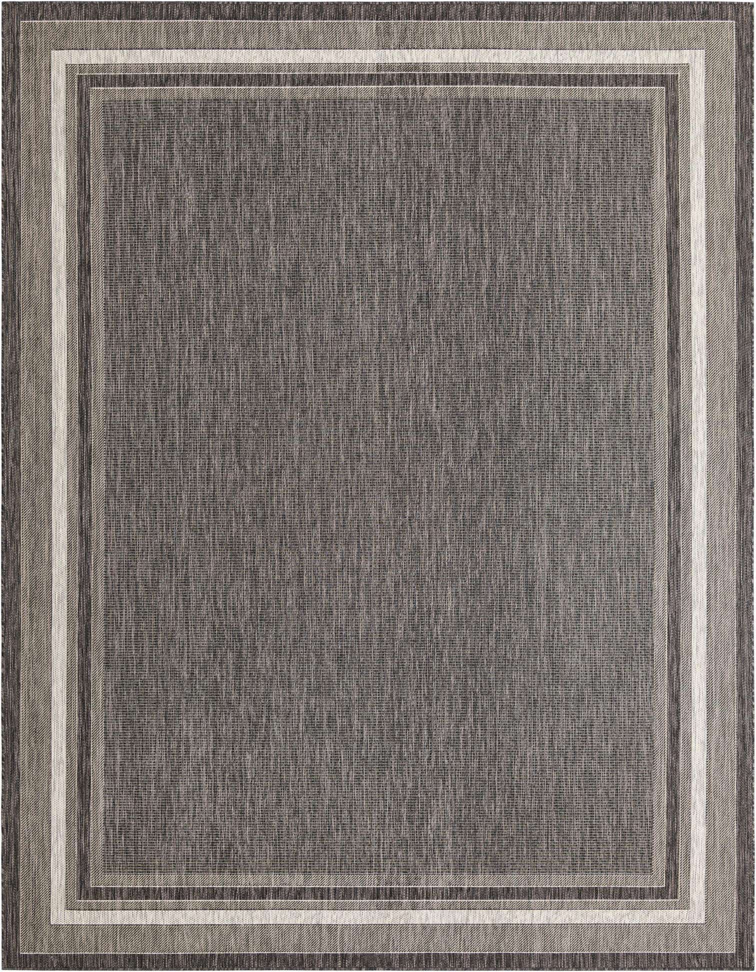 9' x 12' Easy-Clean Border Indoor / Outdoor Rug