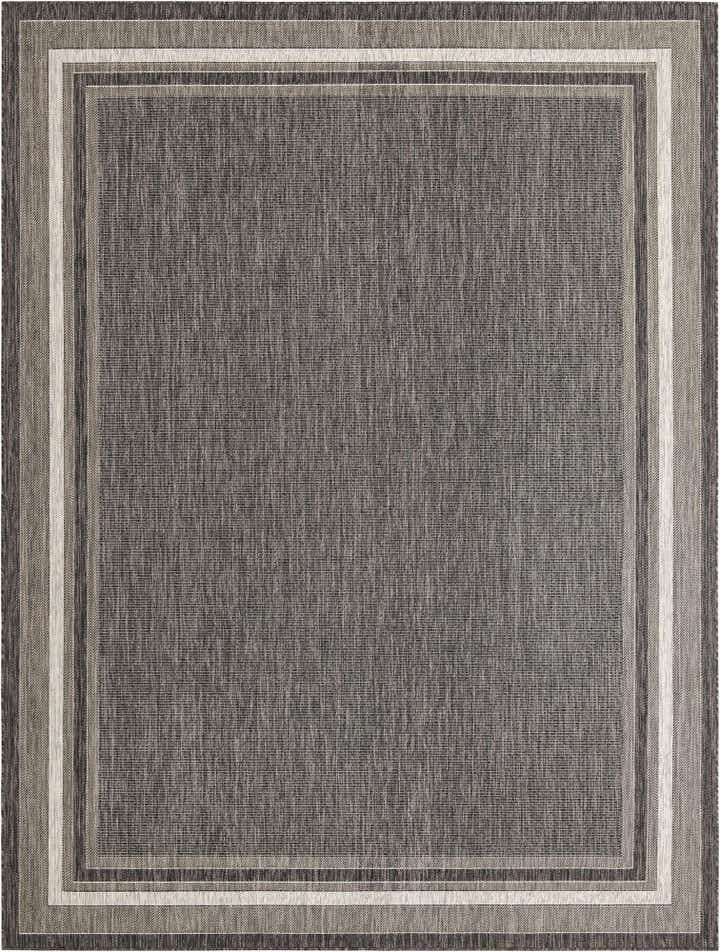 9' x 12' Easy-Clean Border Indoor / Outdoor Rug