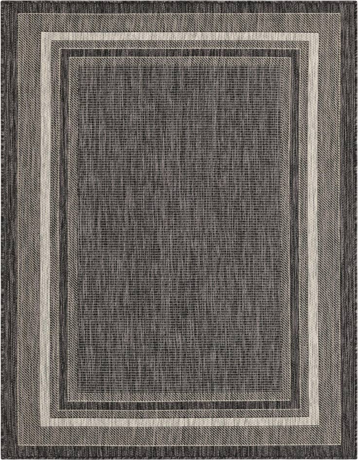 Detail image of 4' x 6' Easy-Clean Border Indoor / Outdoor Rug