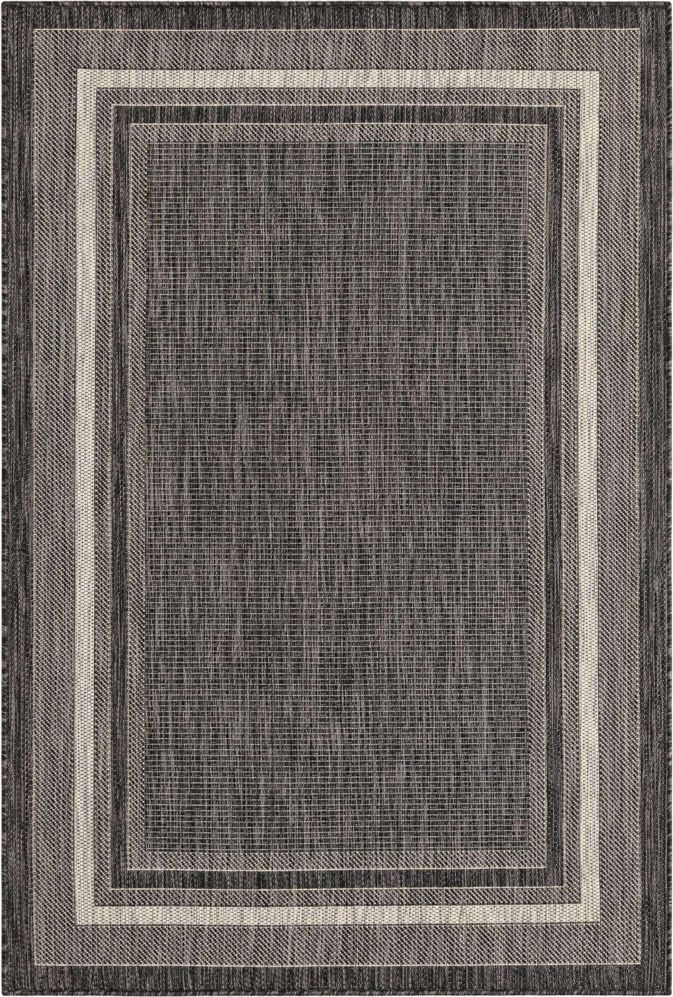4' x 6' Easy-Clean Border Indoor / Outdoor Rug