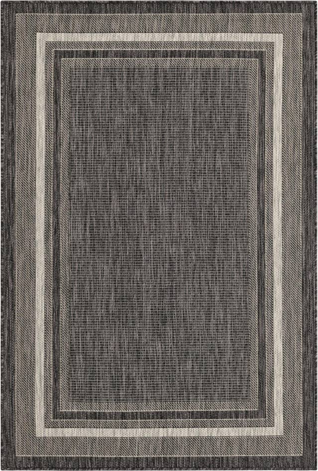 Detail image of 4' x 6' Easy-Clean Border Indoor / Outdoor Rug