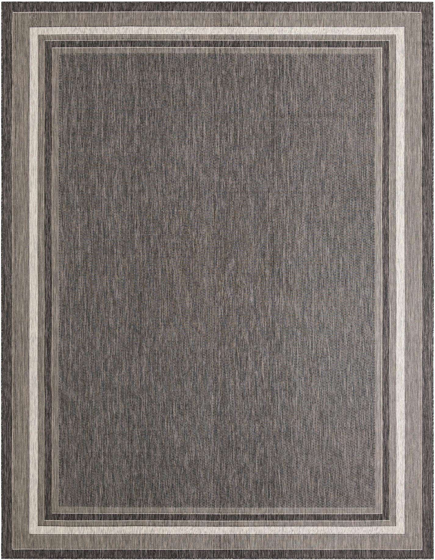 10' x 14' Easy-Clean Border Indoor / Outdoor Rug