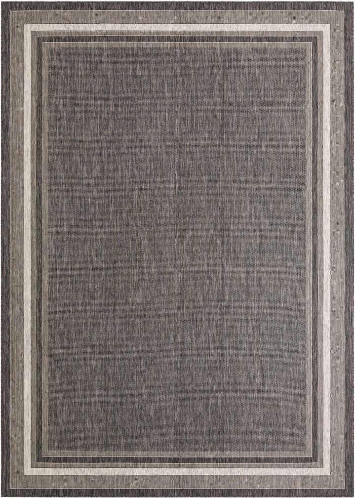 10' x 14' Easy-Clean Border Indoor / Outdoor Rug