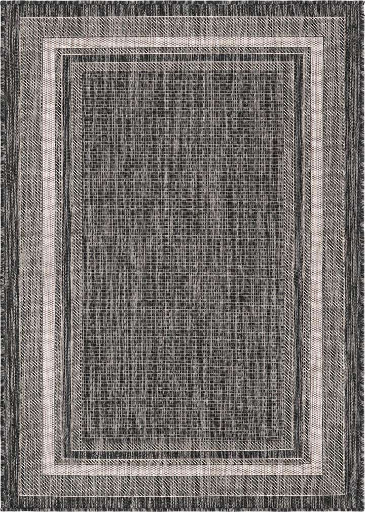 3' x 5' 3 Easy-Clean Border Indoor / Outdoor Rug