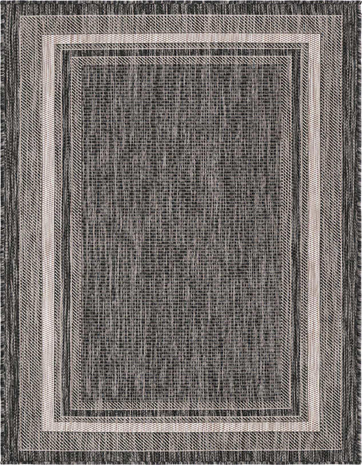 3' x 5' 3 Easy-Clean Border Indoor / Outdoor Rug