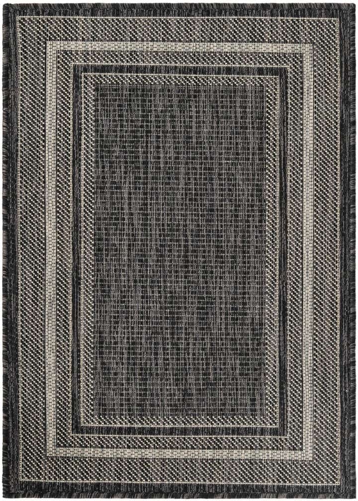 2' x 3' 1 Easy-Clean Border Indoor / Outdoor Rug