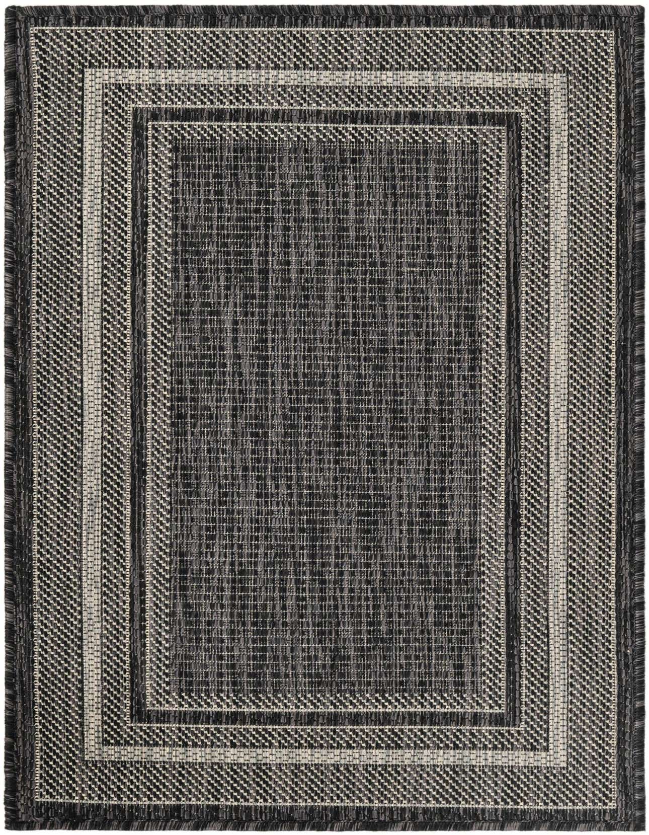 2' x 3' 1 Easy-Clean Border Indoor / Outdoor Rug