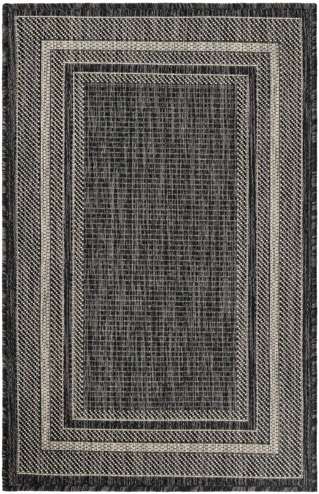2' x 3' 1 Easy-Clean Border Indoor / Outdoor Rug