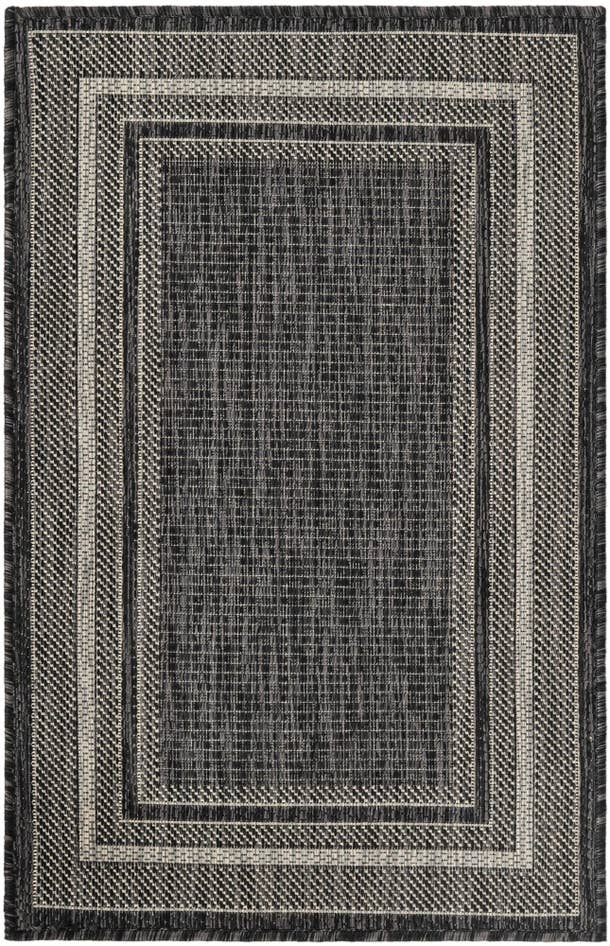 Detail image of 2' x 3' 1 Easy-Clean Border Indoor / Outdoor Rug