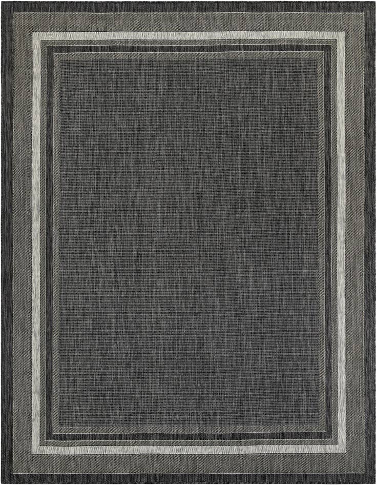 Detail image of 7' 10 x 10' Easy-Clean Border Indoor / Outdoor Rug