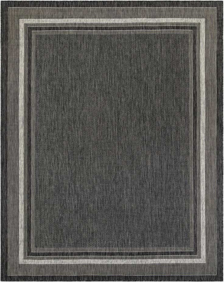 Detail image of 7' 10 x 10' Easy-Clean Border Indoor / Outdoor Rug