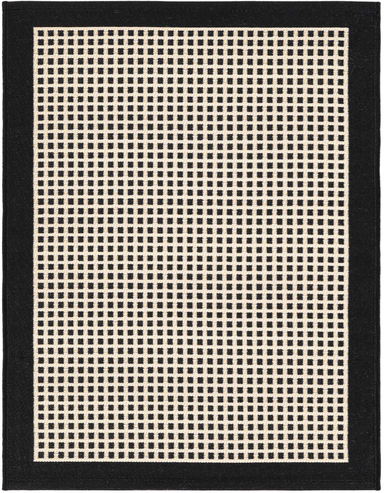 2' x 3' Easy-Clean Border Indoor / Outdoor Rug