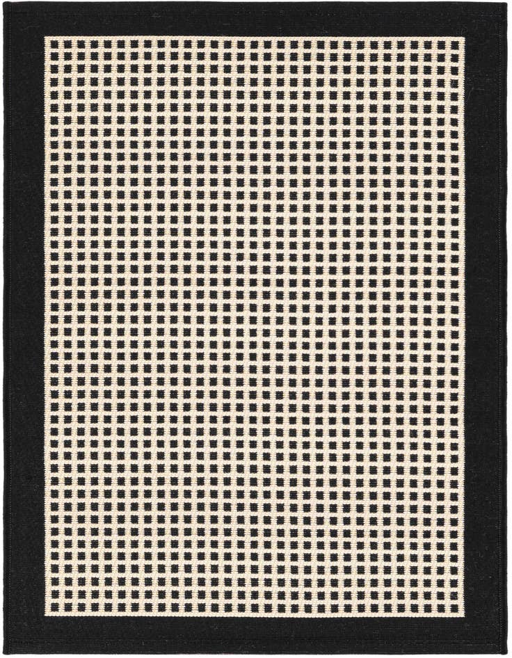 Detail image of 2' x 3' Easy-Clean Border Indoor / Outdoor Rug
