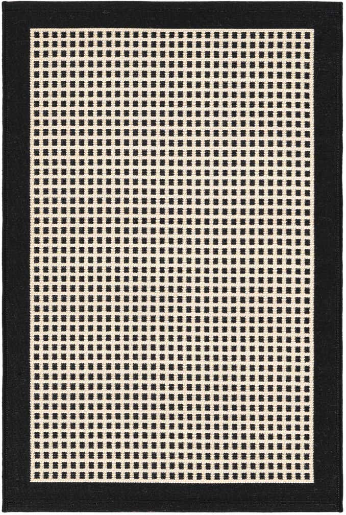 2' x 3' Easy-Clean Border Indoor / Outdoor Rug