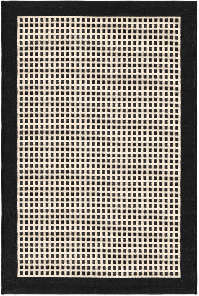 Detail image of 2' x 3' Easy-Clean Border Indoor / Outdoor Rug