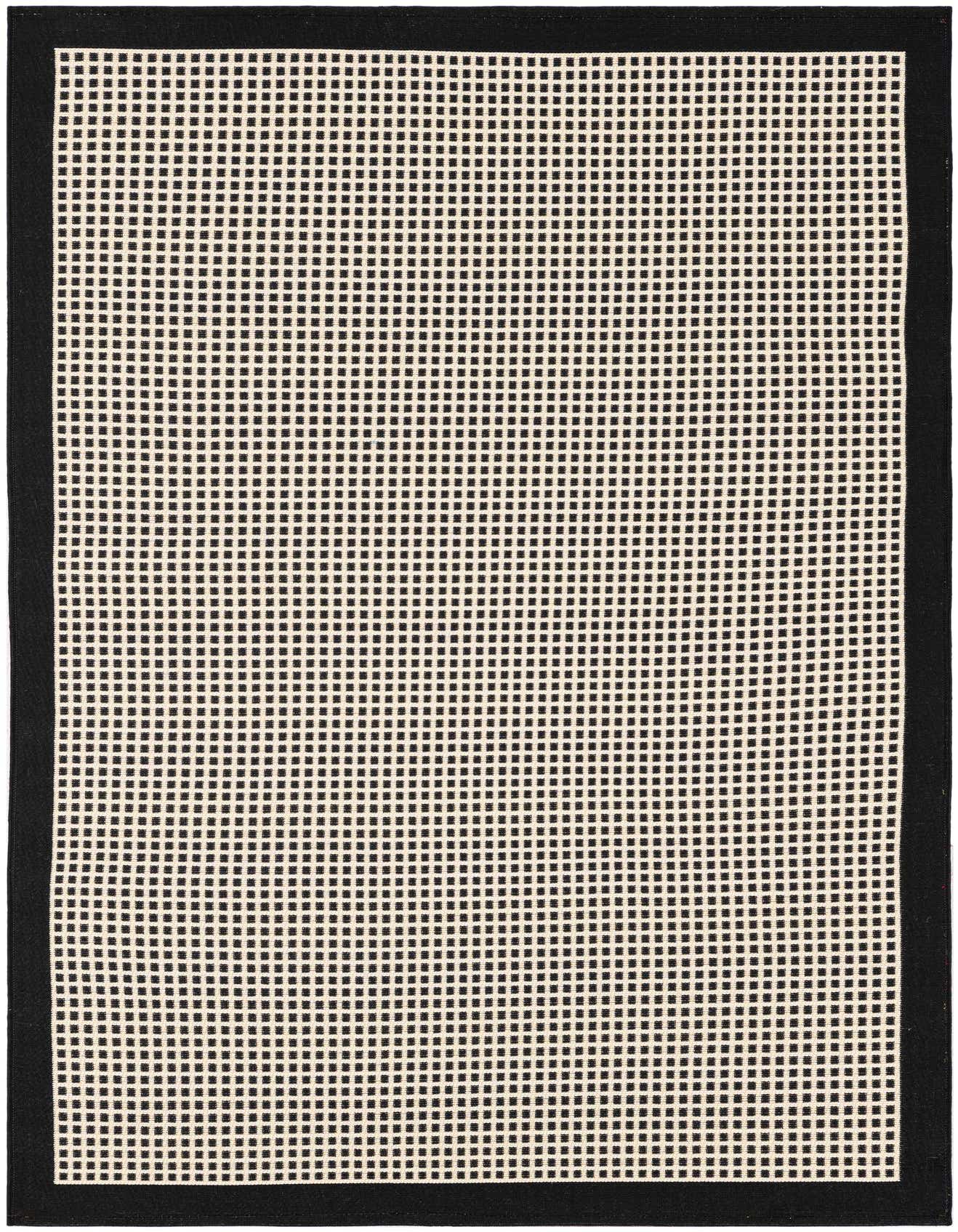 4' x 6' Easy-Clean Border Indoor / Outdoor Rug