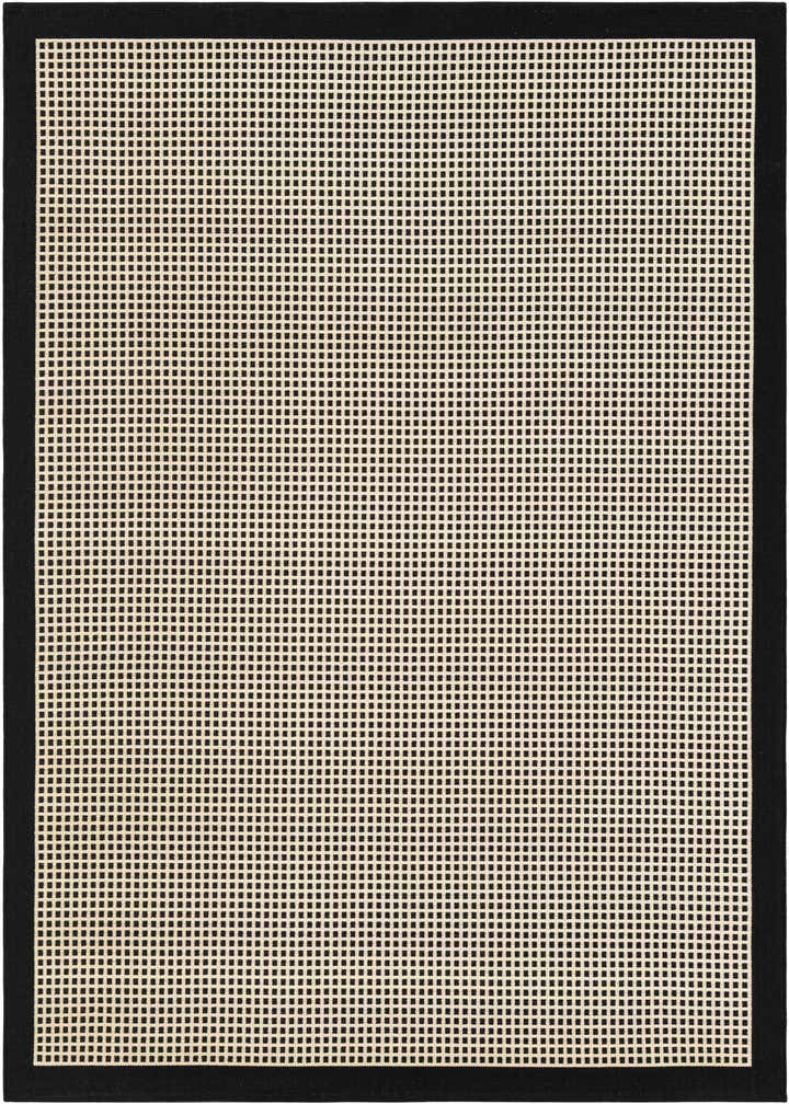 5' x 7' Easy-Clean Border Indoor / Outdoor Rug
