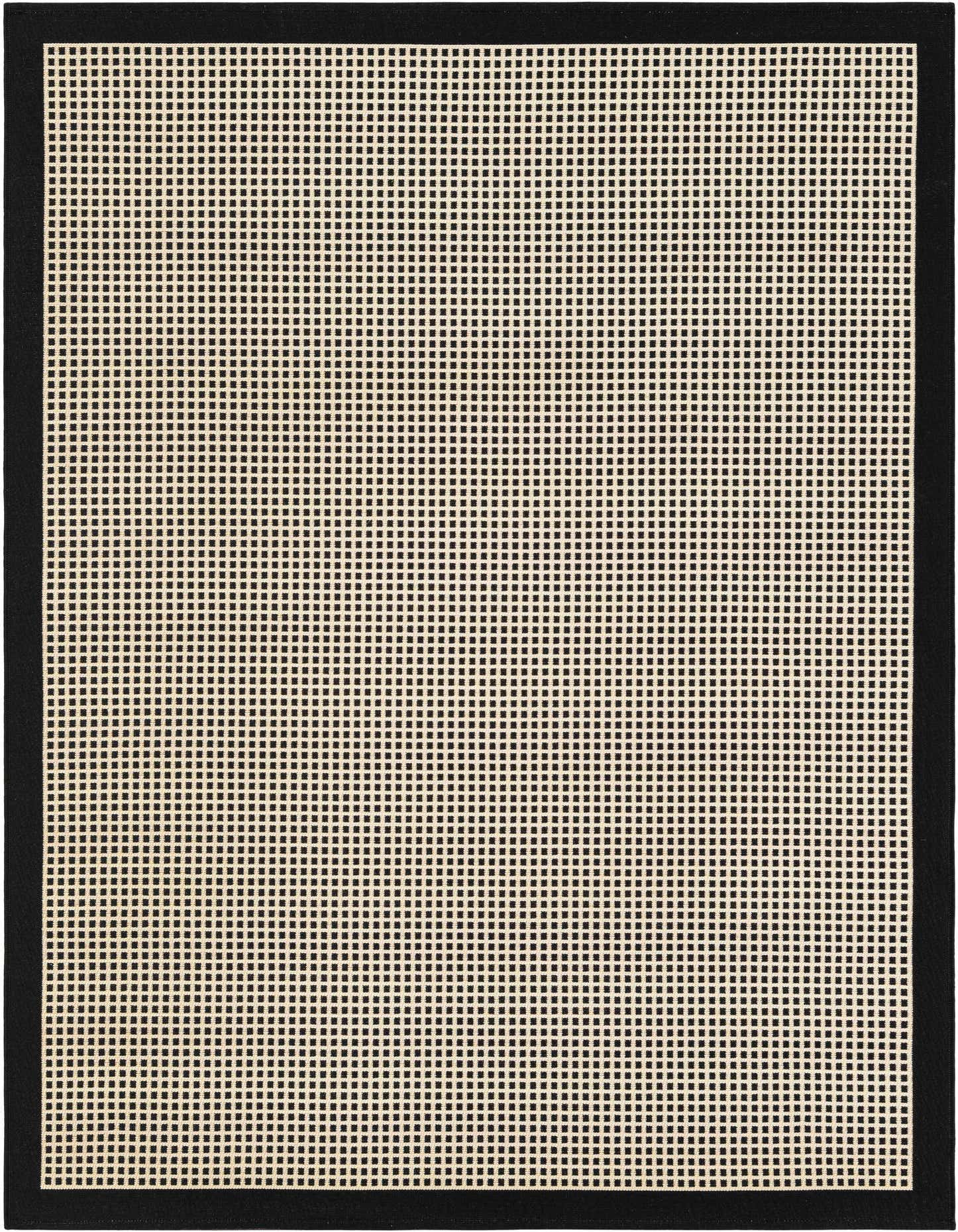 5' x 7' Easy-Clean Border Indoor / Outdoor Rug