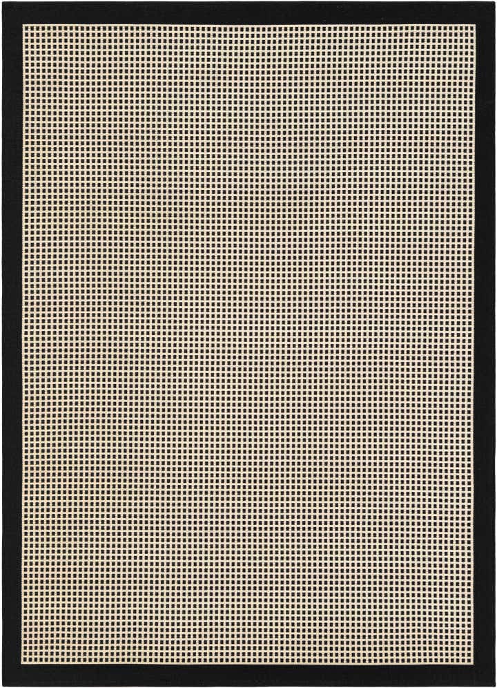 5' x 7' Easy-Clean Border Indoor / Outdoor Rug