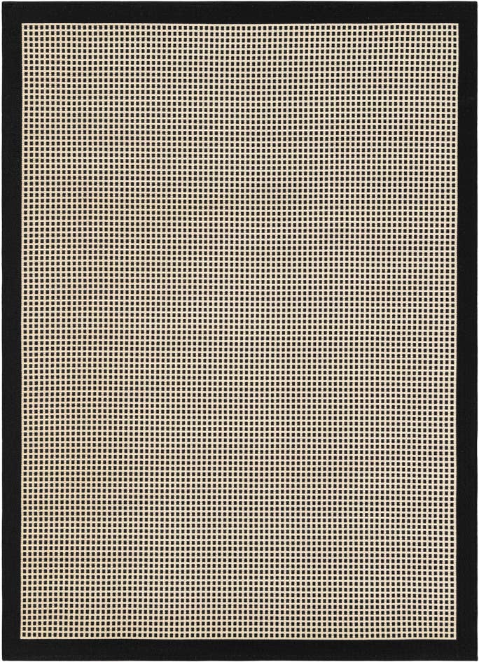 Detail image of 5' x 7' Easy-Clean Border Indoor / Outdoor Rug