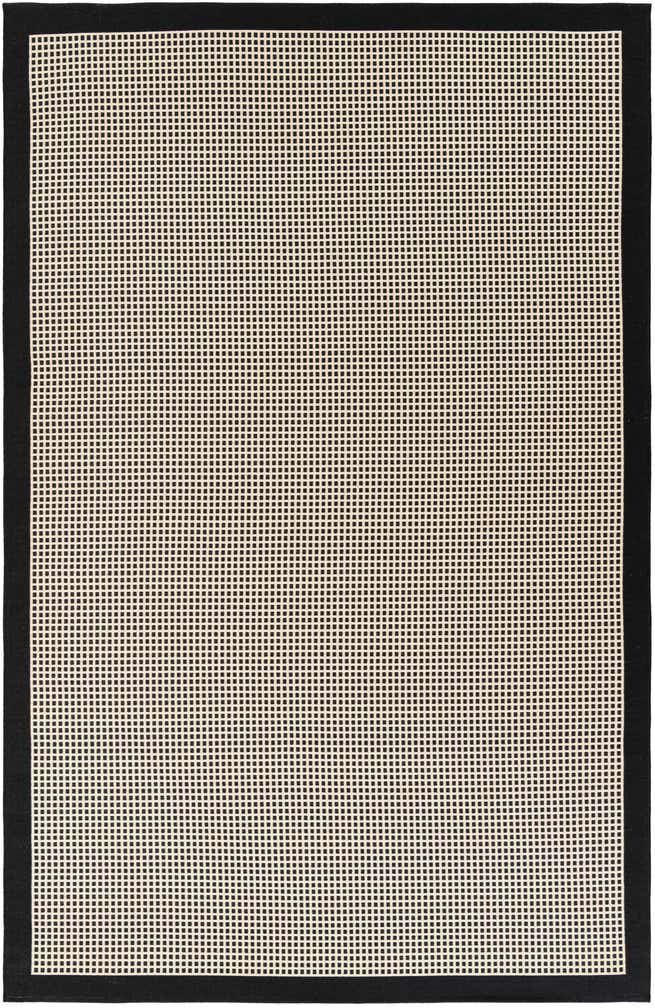 6' x 9' Easy-Clean Border Indoor / Outdoor Rug