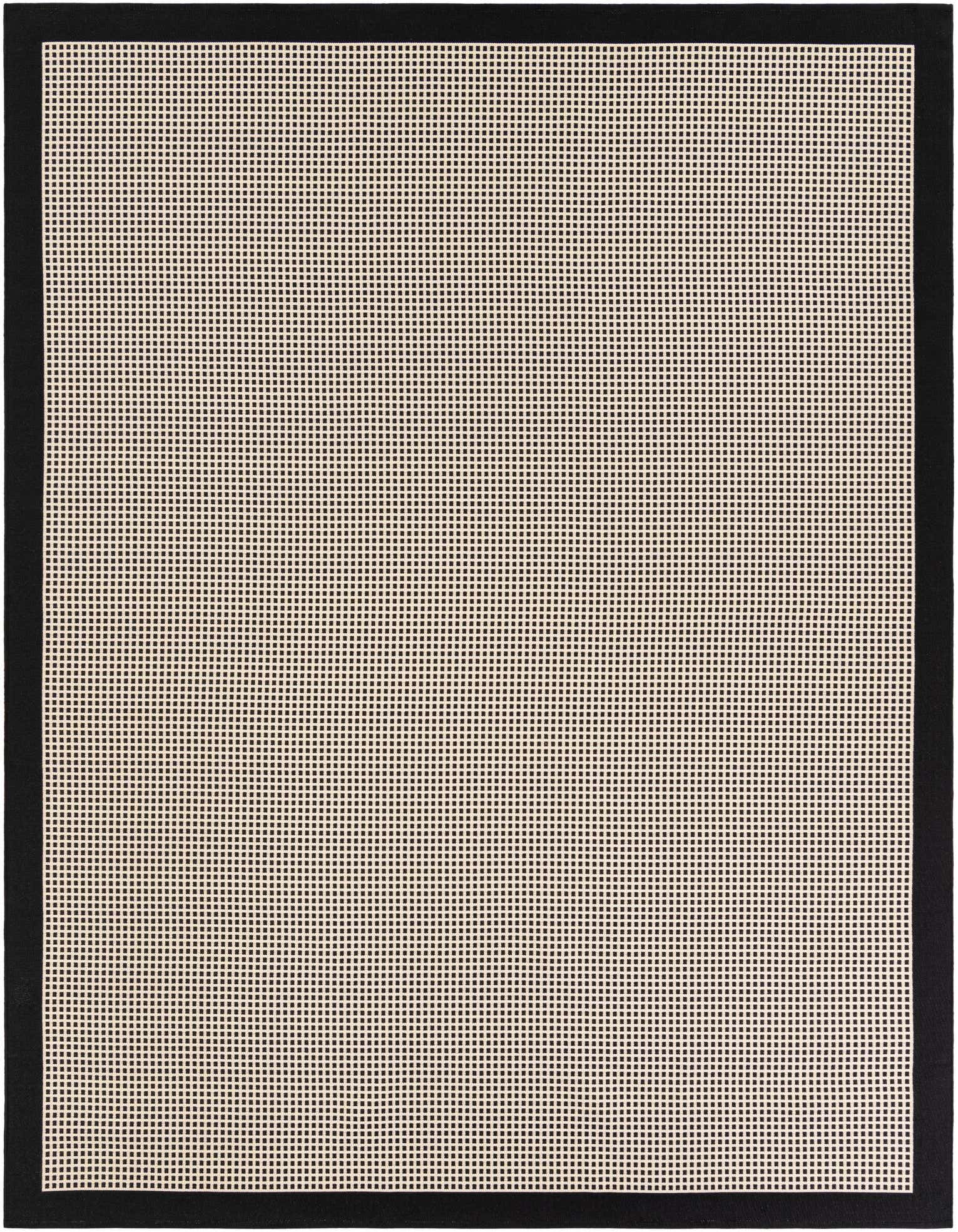 7' 10 x 10' Easy-Clean Border Indoor / Outdoor Rug