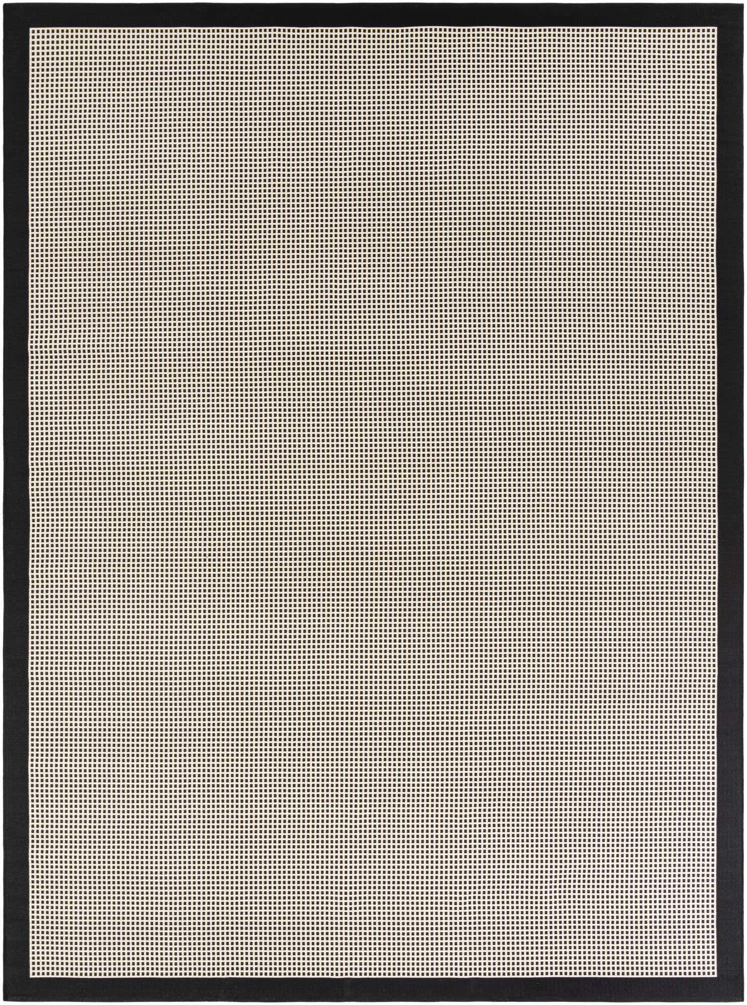 9' x 12' Easy-Clean Border Indoor / Outdoor Rug