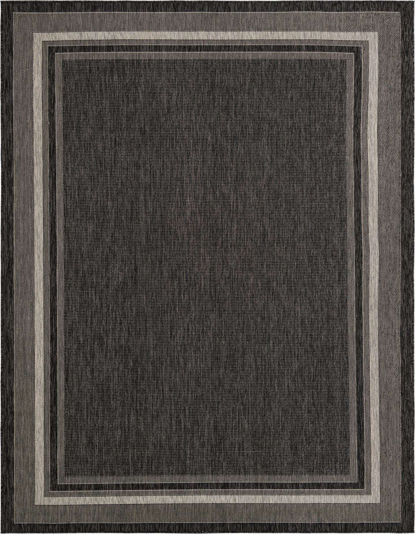 Primary image 7' 9 x 10' 10  Washable Border Indoor / Outdoor Rug