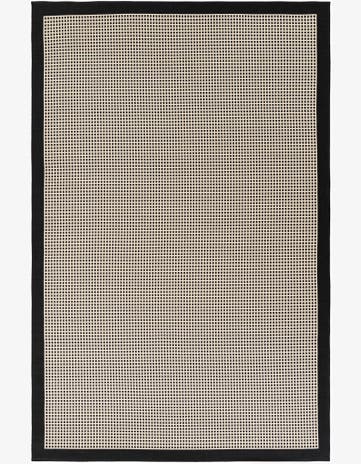6' x 9' Easy-Clean Border Indoor / Outdoor Rug