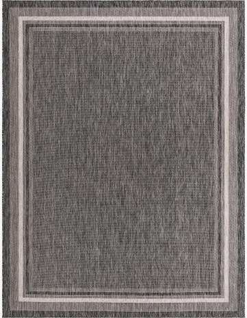 10' x 13' Easy-Clean Border Indoor / Outdoor Rug