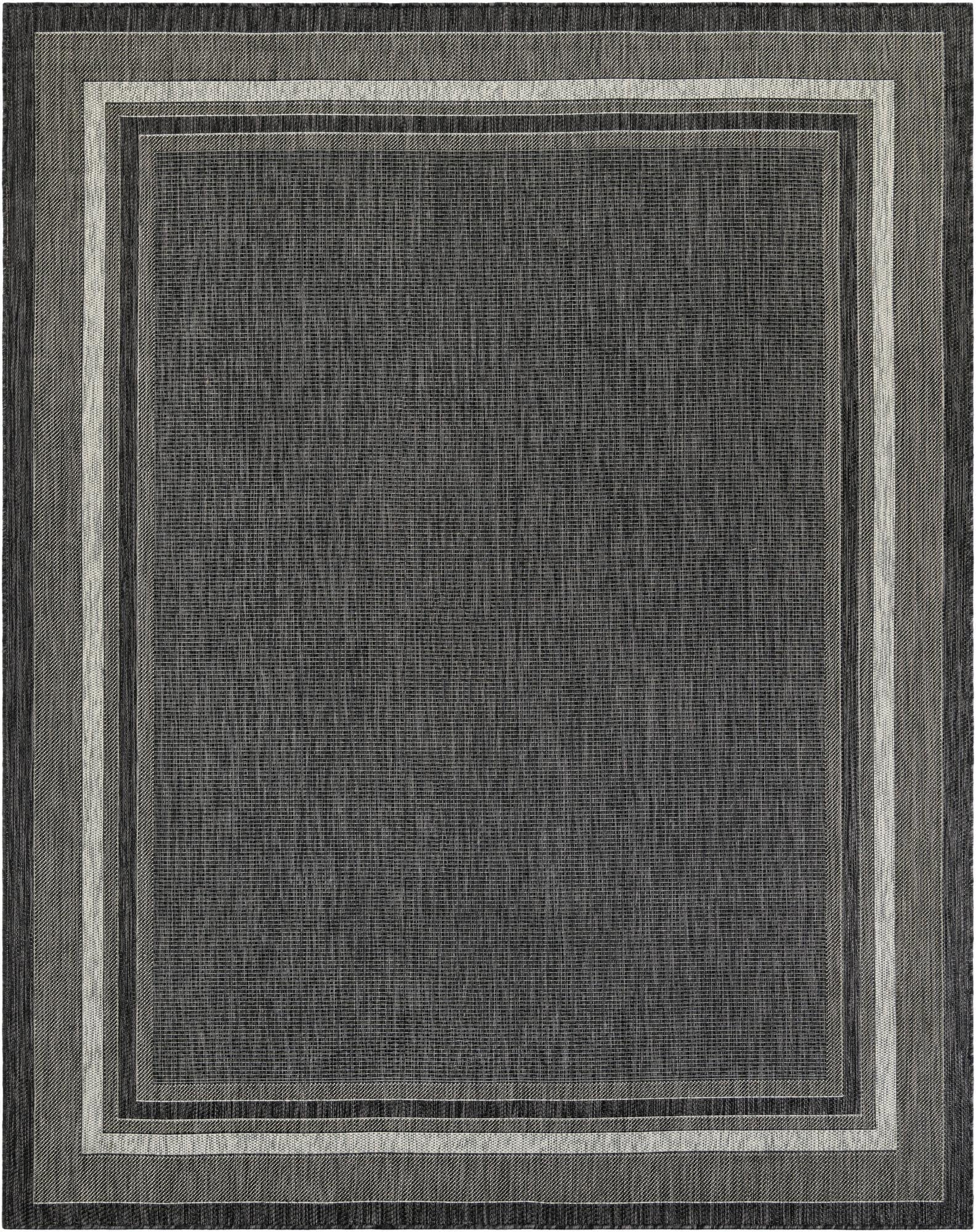 7' 10 x 10'  Washable Border Indoor / Outdoor Rug