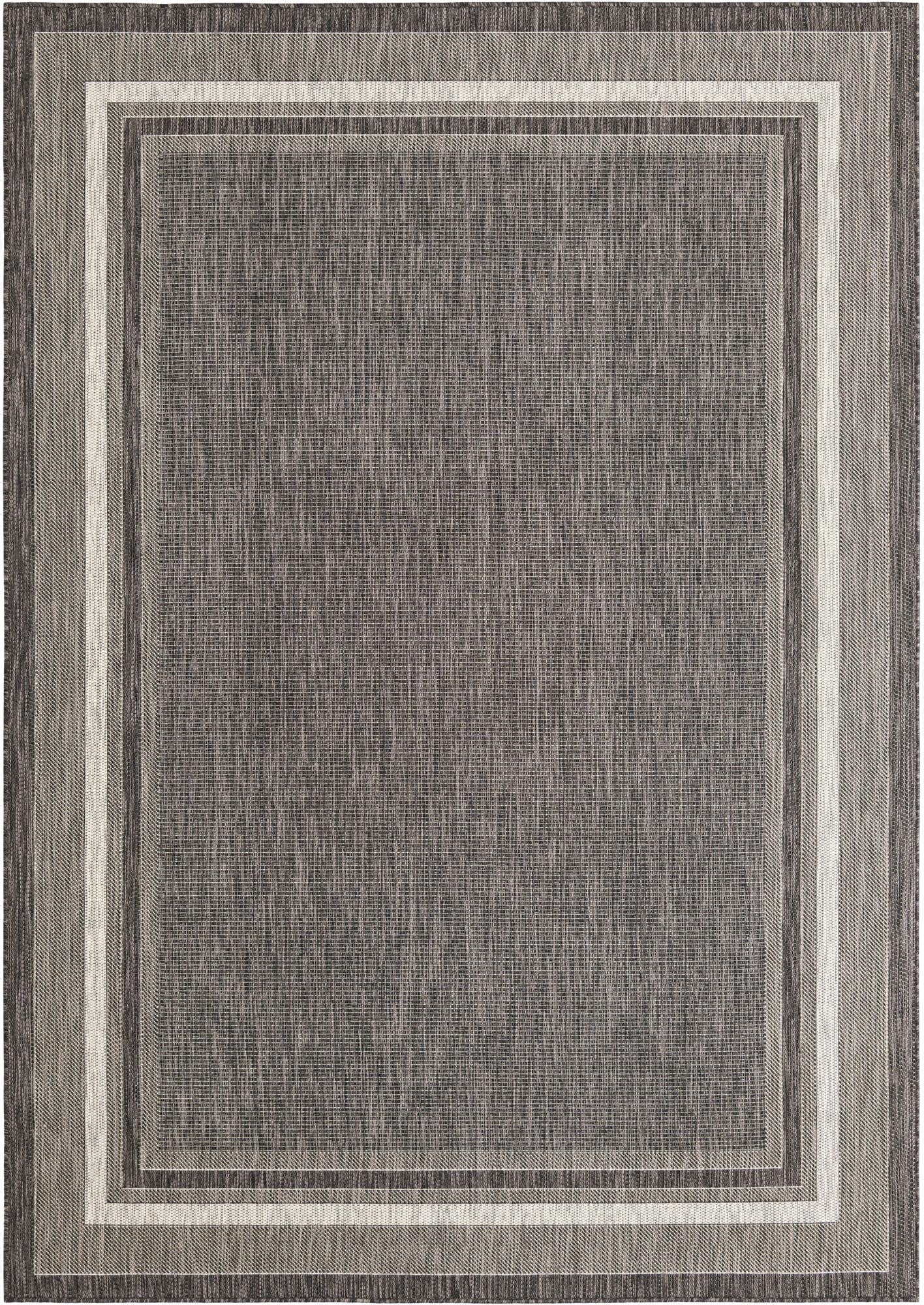 Primary image 7' x 10'  Washable Border Indoor / Outdoor Rug