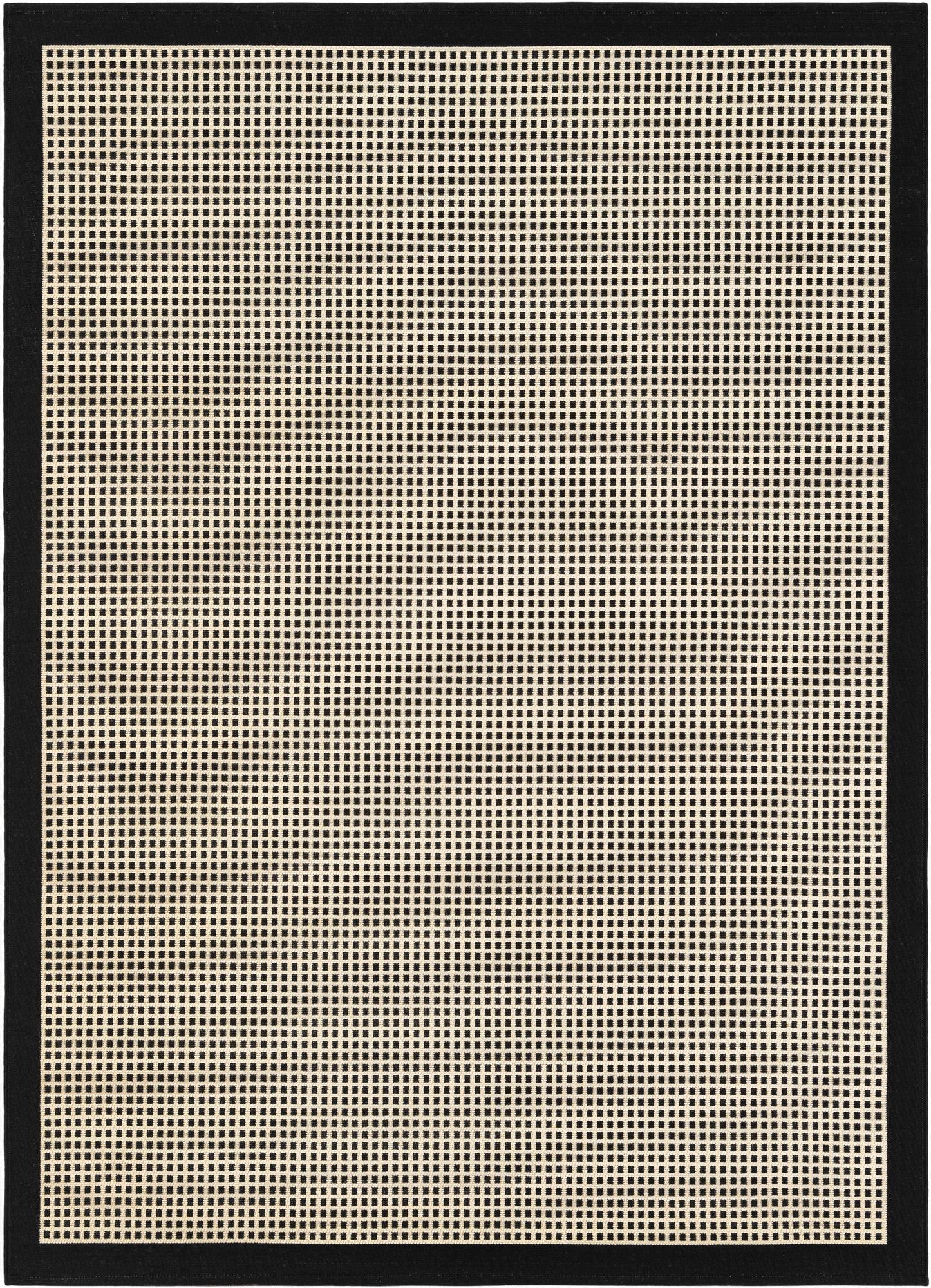 5' x 7'  Washable Border Indoor / Outdoor Rug