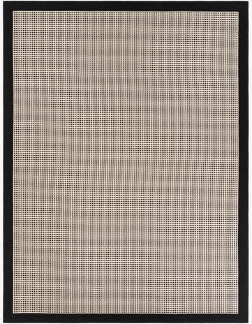 7' 10 x 10' Easy-Clean Border Indoor / Outdoor Rug