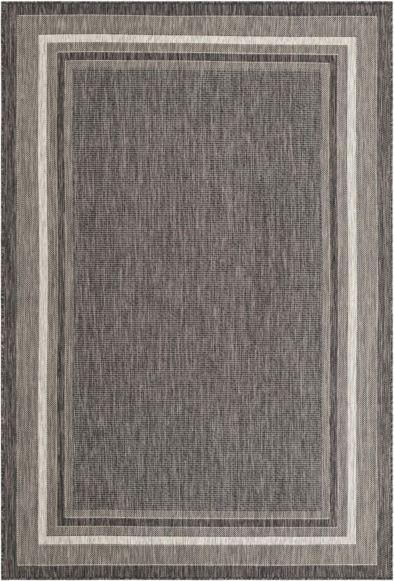 Primary image 6' x 9'  Washable Border Indoor / Outdoor Rug