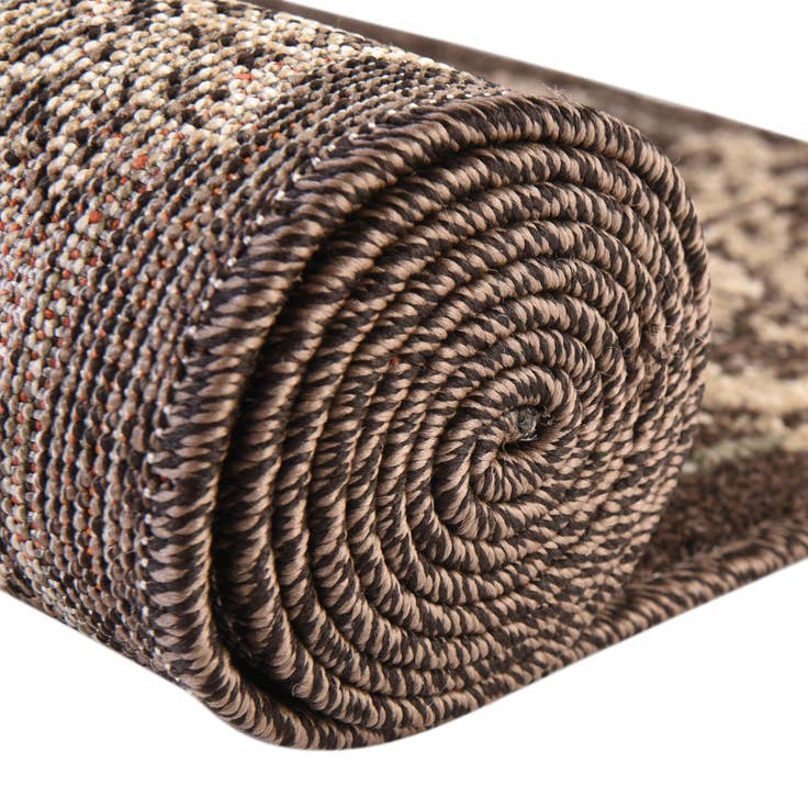 Detail image of 4' x 6' Easy-Clean Botanical Indoor / Outdoor Rug