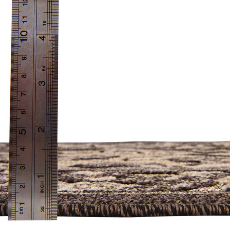 Detail image of 5' x 8' Easy-Clean Botanical Indoor / Outdoor Rug