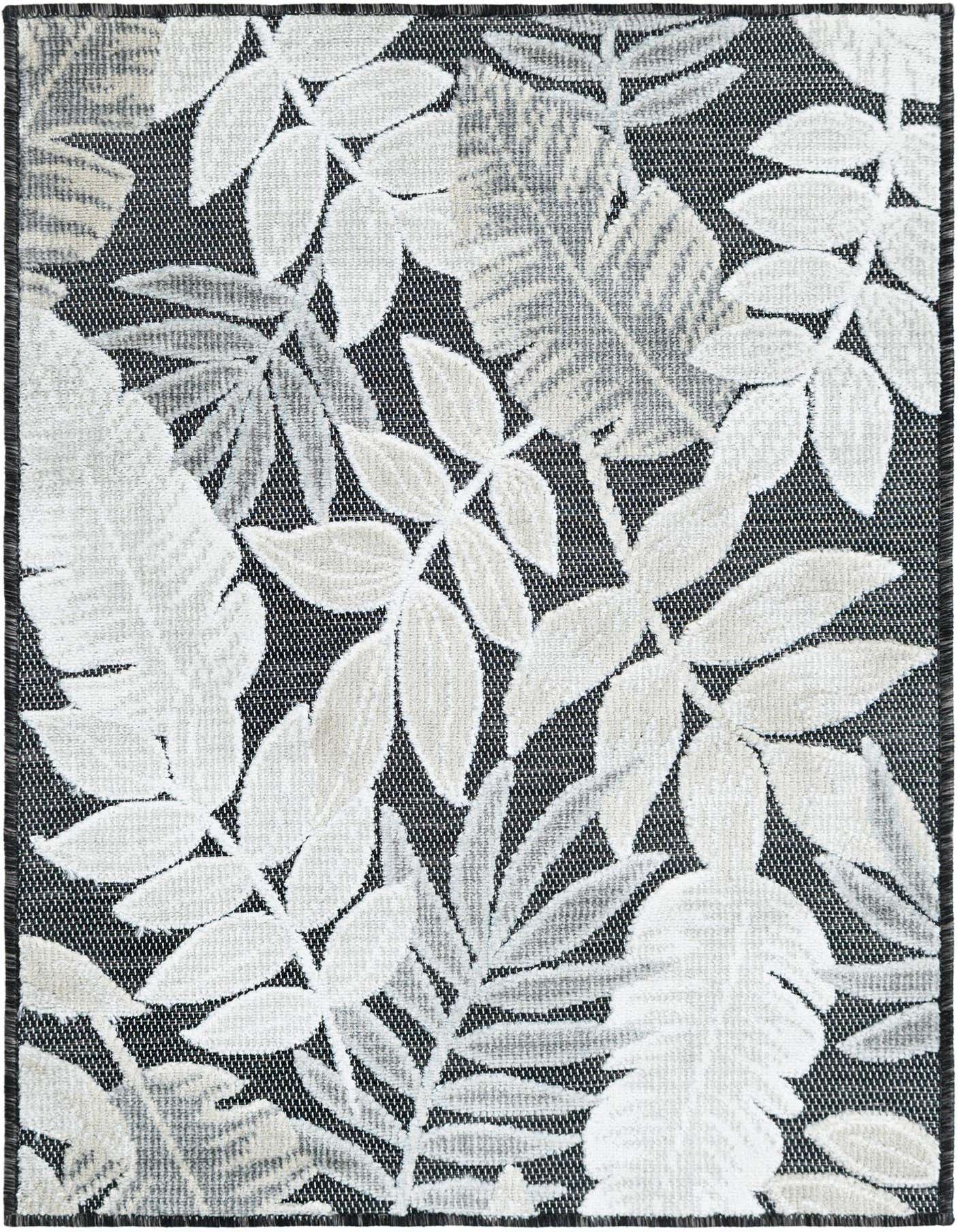 2' 2 x 3' Easy-Clean Botanical Indoor / Outdoor Rug