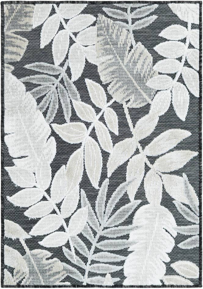 Detail image of 2' 2 x 3' Easy-Clean Botanical Indoor / Outdoor Rug