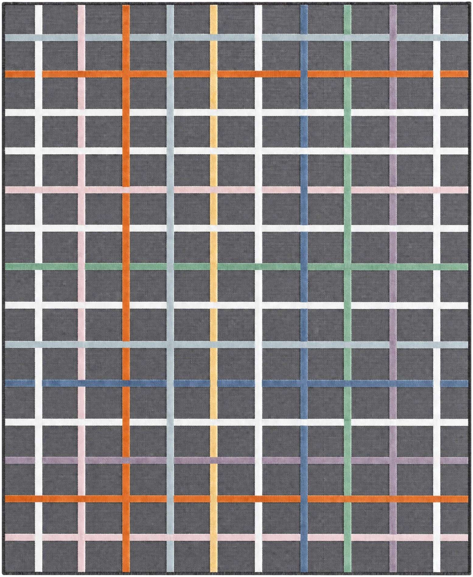 250cm x 305cm Fácil de limpiar Checkered Alfombra Comprar todos los estilos