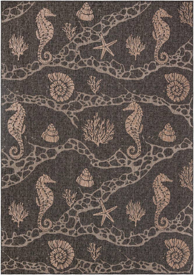 Detail image of 10' x 14' Easy-Clean Coastal Indoor / Outdoor Rug