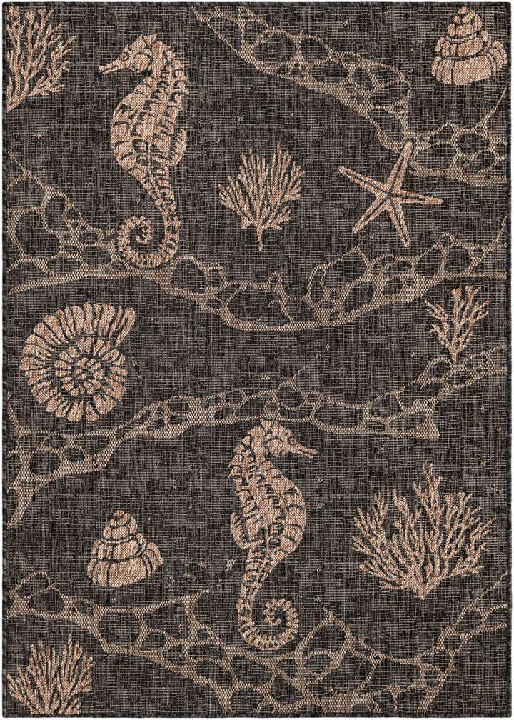 4' x 6' Easy-Clean Coastal Indoor / Outdoor Rug