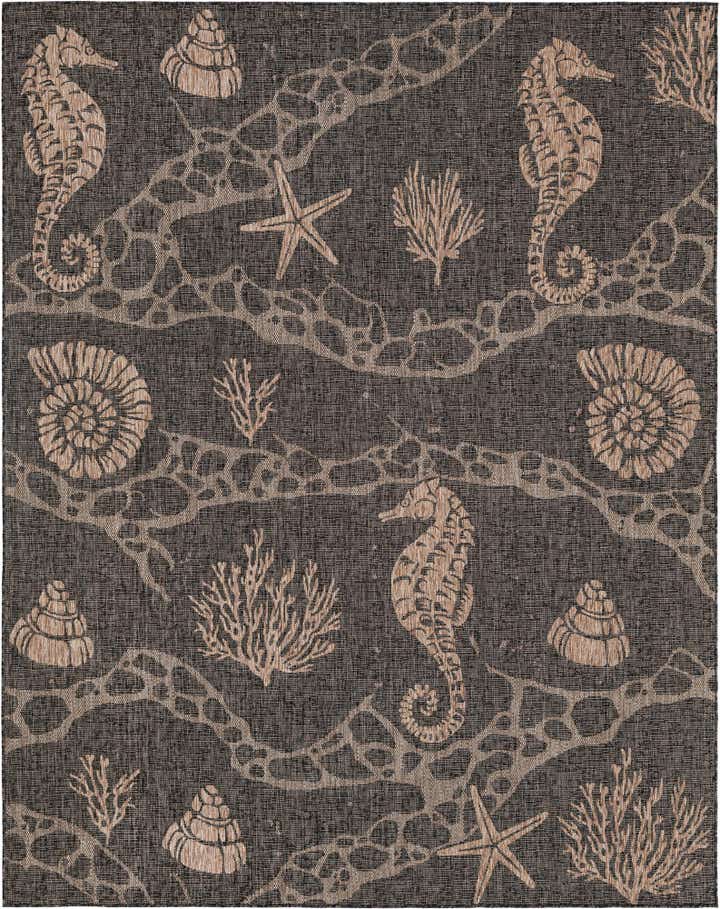 7' 10 x 10' Easy-Clean Coastal Indoor / Outdoor Rug
