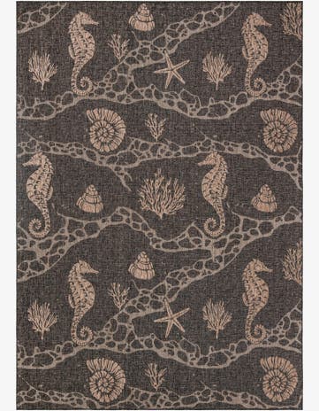 10' x 14' Easy-Clean Coastal Indoor / Outdoor Rug